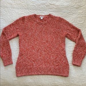 LL Bean Cotton Ragg Sweater EUC